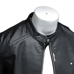 New Design Top Selling Men's Stylish Genuine Leather Jacket HIGH <b>STREET</b> Style Leather Jacket Wholesale Leather Jackets for Men - Product Image 3