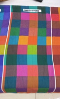 Tela Premium de Algodón Madras con Diseño Clásico a Cuadros, Transpirable y Ligera, para Camisas y Kurtis de Hombre