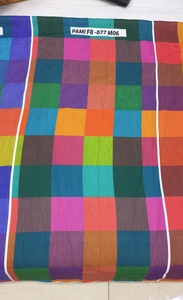 Tela Premium de Algodón Madras con Diseño Clásico a Cuadros, Transpirable y Ligera, para Camisas y Kurtis de Hombre - Product Image 6