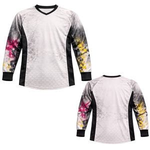 Maillot de paintball personnalisé à sublimation, manches longues, tissu en maille léger et durable, fabricant d'uniformes d'équipe - Product Image 1