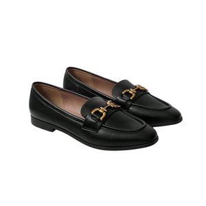 Chaussures à lacets vintage pour femmes en cuir de qualité supérieure à bout rond, vente en gros par le fabricant - Product Image 6