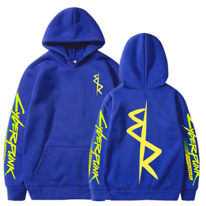 Sweat-shirt à capuche 100% coton tissé, teinture unie, logo brodé, impression sérigraphique, fabricant - Product Image 4