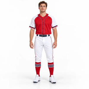 Uniforme de Béisbol Moderno con Colores, Nombres y Números Personalizados para Clubes, Escuelas, Academias y Equipos Deportivos - Product Image 1