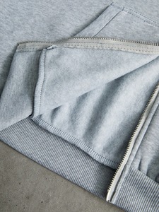 <b>Men's</b> Light Gray Hooded Solid Pattern <b>Pullover</b> Design and Breathable Winter Oversized Custom Made Hoodies For <b>Men</b> - Product Image 5