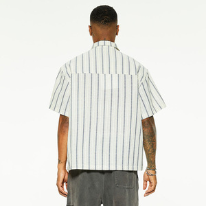 Custom DTG Printing Jumbo Graphic <b>Tshirt</b> Heavyweight Oversized Boxy Fit Tee Sun Faded Acid Washed T Shirt for Men - Product Image 3