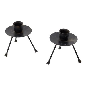 Lanterne en métal artisanale avec support en fer pour centre de table, éclairage de terrasse, événements familiaux - Product Image 2