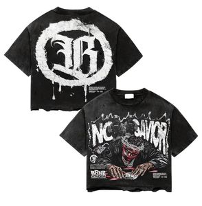 Camisetas Unisex de Algodón 100% de Alta Calidad con Logotipo Personalizado, Estampado en Serigrafía y Bajo con Efecto Desgastado, del Mejor Fabricante de Ropa - Product Image 1