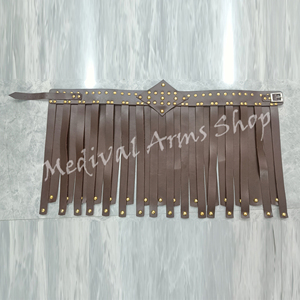 Armadura Medieval de Cuero Hecha a Mano, Protector de Cintura Ajustable con Tres Hebillas, Disfraz de Cosplay, Disfraz de San Valentín, Color Marrón - Product Image 4