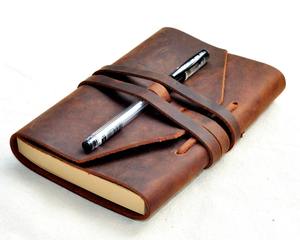 Funda de Cuaderno de Cuero de Lujo Clásica, Recargable, con Protección, Estilo Vintage para Oficina y Negocios, NBC-0008 - Product Image 1