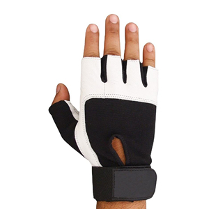 Sport <b>Weight</b> Lifting Gym Fitness <b>Gloves</b> Half Finger Gym Polyester Premium Quality Unisex Men and Women Workout <b>Gloves</b> - Product Image 1