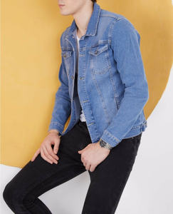 Chaqueta de Mezclilla Estilosa para Hombre, Ropa Casual, Venta al Por Mayor OEM, Chaqueta de Mezclilla de Algodón de Alta Calidad para Hombre, Chaqueta de Mezclilla Personalizada para Hombre en Venta - Product Image 3