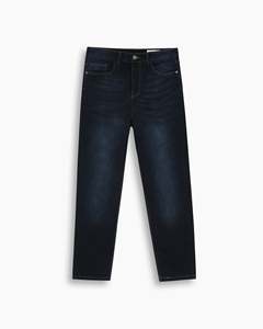 Pantalones vaqueros de mezclilla holgados de cintura alta para hombre, estilo hip hop, ajuste personalizado, transpirables, con estampado, para niños, en oferta - Product Image 1