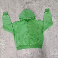 Sweat à capuche personnalisé pour homme, effet délavé à l'acide |   100% coton molletonné, coupe classique pour l'hiver |   Fournisseur OEM de Marque Privée avec Tissu de 300g
