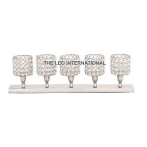 Expensive Look <b>Table</b> <b>Top</b> Decor Iron Metal Gold Votive Holder Round Shape Durable Event Decorations Handmade Candle Jars - Product Image 3