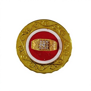 แหวนทองคำแท้ 22k ระดับพรีเมียมสำหรับผู้ชาย เครื่องประดับหรูหราทำมือ ดีไซน์คลาสสิก เหมาะสำหรับสวมใส่ทุกวันและเป็นของขวัญสุดพิเศษ - Product Image 2