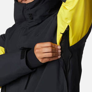 Chaqueta de Esquí Impermeable para Hombre, Amarilla y Negra, Térmica, para Invierno, Abrigo para Snowboard, Cortavientos, con Capucha, para Montaña, Ropa Deportiva - Product Image 4