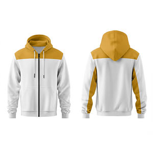 Vente en gros de sweat-shirts à fermeture éclair intégrale, design personnalisé, mélange coton et polyester, chauds pour l'hiver, pour hommes, femmes et jeunes, veste à capuche pour l'entraînement, vêtements de sport - Product Image 6