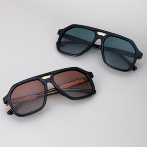 Lunettes de soleil polarisées Lma 3410 de luxe, style rétro, surdimensionnées, pour hommes et femmes, avec verres TAC, grandes montures, logo personnalisé, vente en gros - Product Image 3