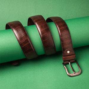 Ceinture en cuir véritable à bas prix, prix de gros, fabriquée au Pakistan, ceinture en cuir de vachette pour hommes, ceintures en cuir véritable du Pakistan - Product Image 6