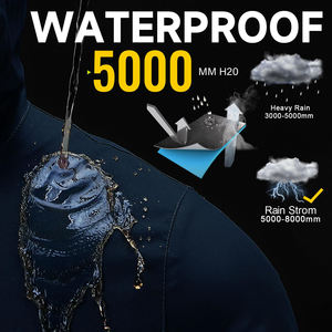 Ensemble de survêtement imperméable et coupe-vent sur mesure pour hommes, veste de pluie légère pour activités de course à pied - Product Image 5