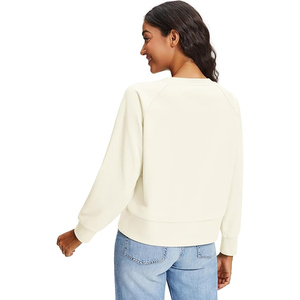 Sudaderas con Estampado de Letras para Mujer, Cuello Redondo, Corte Holgado, Manga Larga, Diseño con Eslogan, Felpa Suave, Mezcla de Algodón, Ropa Urbana - Product Image 2