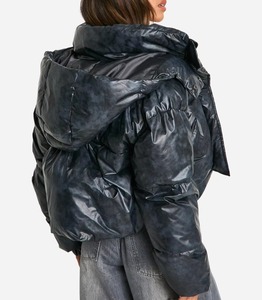 New Premium Quality Women's <b>Cropped</b> <b>Puffer</b> <b>Jacket</b> Winter Wear with High Quality for Breathable and Comfortable New Customized - Product Image 5