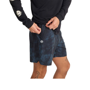 Shorts de bain mi-longs pour hommes, légers, résistants à l'eau, séchage rapide, fermeture à cordon, polyester et élasthanne - Product Image 2