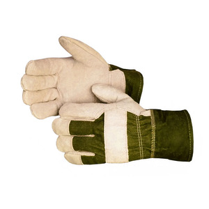 Guantes de Trabajo de Cuero Vacuno de Alta Calidad, Anti-Vibración, con Puño de Seguridad, Suaves, Cómodos, Resistentes a la Abrasión y a los Cortes - Product Image 3