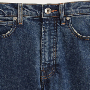 Jean en denim ultra-doux et respirant pour femme, brodé, tissu de qualité supérieure, séchage rapide, couleur unie, décontracté, tendance, coupe évasée, taille haute - Product Image 6