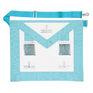 Insignes de grade maçonniques personnalisés en cuir de haute qualité, écologiques, luxueux, brodés, doux et respirants - Product Image 4