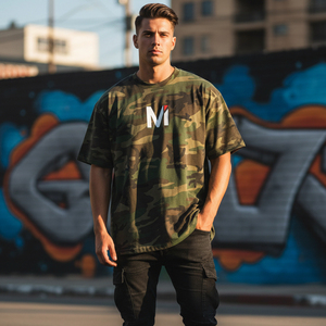 Sustainable Recycled Cotton Oversized T-<b>shirt</b> Low MOQ Custom Manufacturer Wholesale Plain White <b>Black</b> Navy Grey Tees - Product Image 6