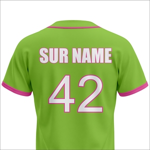 2026 OEM Custom Team Name Baseball Jersey Wholesale Team Uniform Lightweight Breathable Summer Half Autumn Moisture Wicking - Product Image 5