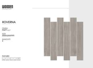 Baldosa de porcelana de 200x1200 mm con acabado mate, diseñada para brindar una textura profunda y subtil y un piso interior armonioso. - Product Image 4