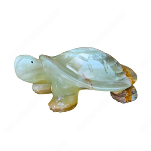 Tortue décorative artisanale en onyx de petite taille pour une table élégante – Nouvelle collection de tortues en onyx de petite taille, idéale comme cadeau - Product Image 1