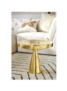 Table d'appoint en métal artisanal, conçue pour les espaces uniques, apportant du caractère et une utilité pratique - Product Image 2