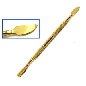 Pousse-cuticules et outil de suppression des peaux mortes en acier inoxydable de qualité supérieure pour manucure et pédicure professionnelles, lime à ongles - Product Image 1
