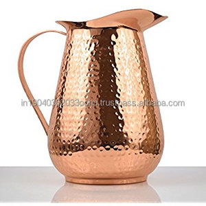 Pichet à eau moderne en métal pur pichet à eau pour hôtel restaurant fêtes à la maison mariages occasion ustensiles de cuisine vaisselle de salle à manger - Product Image 4