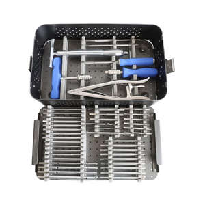 Kit d'instruments orthopédiques pour l'extraction de vis cassées, système hexagonal Torx, outils chirurgicaux pour vis et plaques osseuses en acier inoxydable par Dentavex - Product Image 2