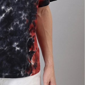 Camisetas de Cuello Redondo para Hombre, al por Mayor, con Logotipo Personalizado, Tie Dye, de Alta Calidad, 100% Algodón Poliéster, Transpirables, Estilo Urbano, Artículos de Alta Rotación - Product Image 6