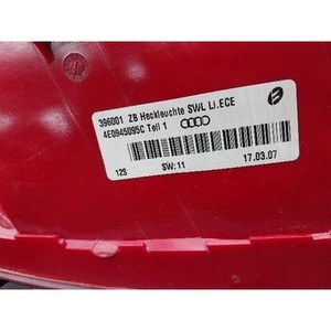 Luz Trasera Izquierda Usada A8 4E0945095C - Product Image 6
