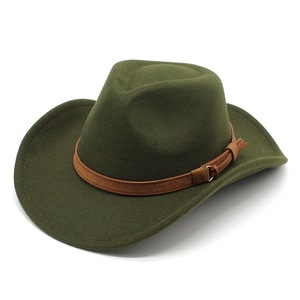 Chapeau de cowboy décontracté de haute qualité pour homme, style western, pour l'extérieur, avec bandes, pour l'escalade - Product Image 6