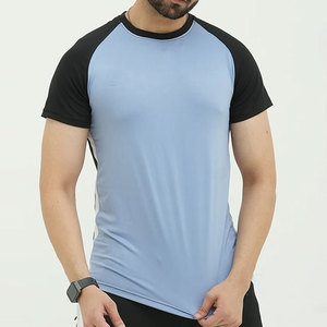 เสื้อยืดคอกลมแขนสั้นผ้าแคนวาสสำหรับผู้ชายใส่สบายในฤดูร้อน  ปักโลโก้ได้ตามต้องการ ดีไซน์เรียบง่าย ระบายอากาศได้ดี แห้งเร็ว - Product Image 3