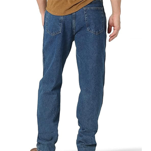 Wholesale Custom <b>Slim</b> Jean <b>Pants</b> for Man High Quality Popular Blue Denim Men's Jeans - Product Image 3
