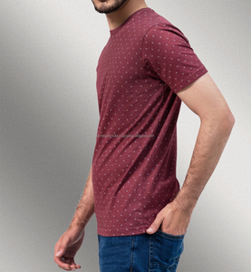 Camisetas de Algodón 100% Personalizadas de Alta Calidad al por Mayor para Hombre, Cuello Redondo de Poliéster Tejido, Estampadas, Esenciales de Streetwear, Anti-Pilling - Product Image 2