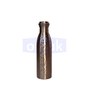 Botella de Agua Tradicional de Cobre Martillado Ecológica para una Hidratación Diaria Saludable - Product Image 4