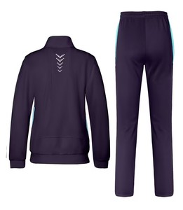 Women Premium Sports Tracksuit Set Stand Collar <b>Zip</b> <b>Up</b> <b>Jacket</b> Jogger Pants Breathable Athletic Gym Running Training Suit - Product Image 2