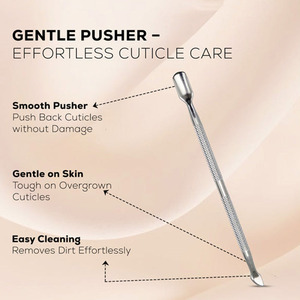 Outil de soin des cuticules, pousse-cuticules OEM pour les marques de beauté, outils de soin des ongles en gros, pousse-cuticules en acier inoxydable - Product Image 6