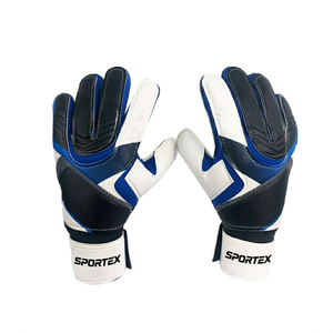 Wholesale Design Logo Strong <b>Control</b> <b>Grip</b> Breathable Unisex Soccer Goalkeeper Gloves Anti-Slip Polyester Palm Finger Protection - Product Image 1