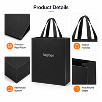 Sacs en papier blanc de luxe personnalisés avec logo imprimé, réutilisables, pour boutiques et emballages de vente au détail en gros