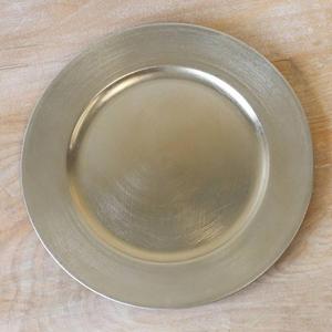 High Polish Metal Charger <b>Plate</b> Octagon Shape Silver <b>Plates</b> & Dishe Food Serving <b>Decorative</b> <b>Plate</b> For Event Supplies - Product Image 2